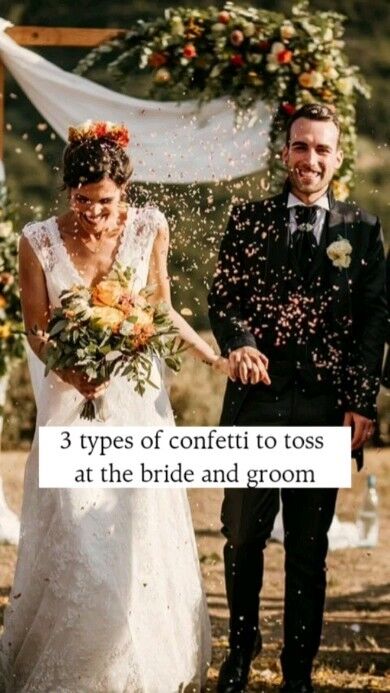 In Italy, guests usually throw rice as the bride and groom at the end of the ceremony.But rice may stain the groom's dark suit or stay inside the bride's hairdress and rice grains aren't as soft as other confetti.I suggest 3 different kinds of confetti in style with your wedding🌿 olive leaves in little baskets for a natural and country style wedding🌸 dried flower petal for a bohemian style wedding🤍 soap bubbles for a romantic wedding#weddingceremony #weddingintuscany #destinationwedding #weddingstyle
